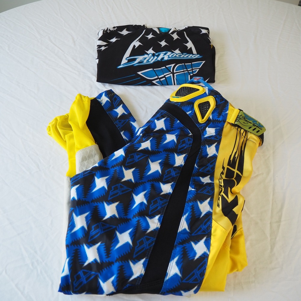 Fly Racing Kinetic Gear Jersey and Pants Set Men's 38 XL Dirtbike Motocross